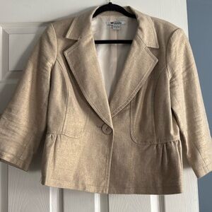 Nygard Gold Linen Jkt